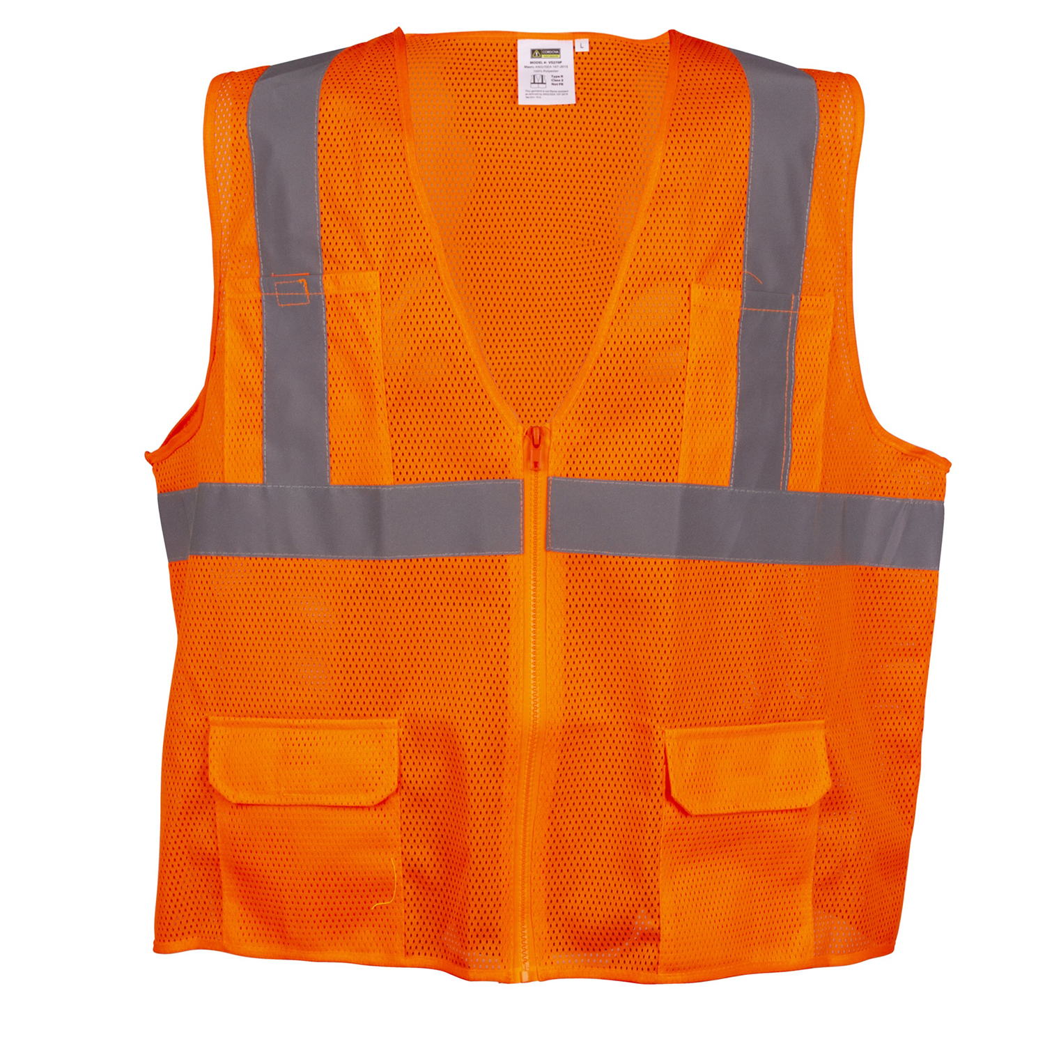 Hard Hat, Neck Shade, Orange: #VHB100