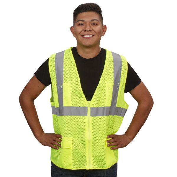Surveyors Safety Vest, COR-BRITE®, Type R, Class 2: #VS271P - ACD